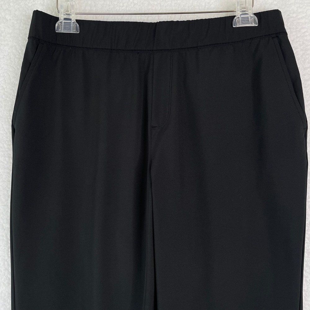 Tommy Bahama Everyday Active Black Ankle Pants Womens XL Stretch Zipper Hem XL